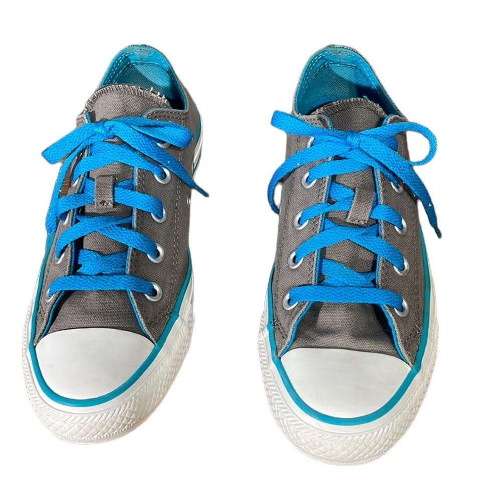 Converse Womens CT Double Tongue Ox 540251F Gray Casual Shoes Sneakers Size 6